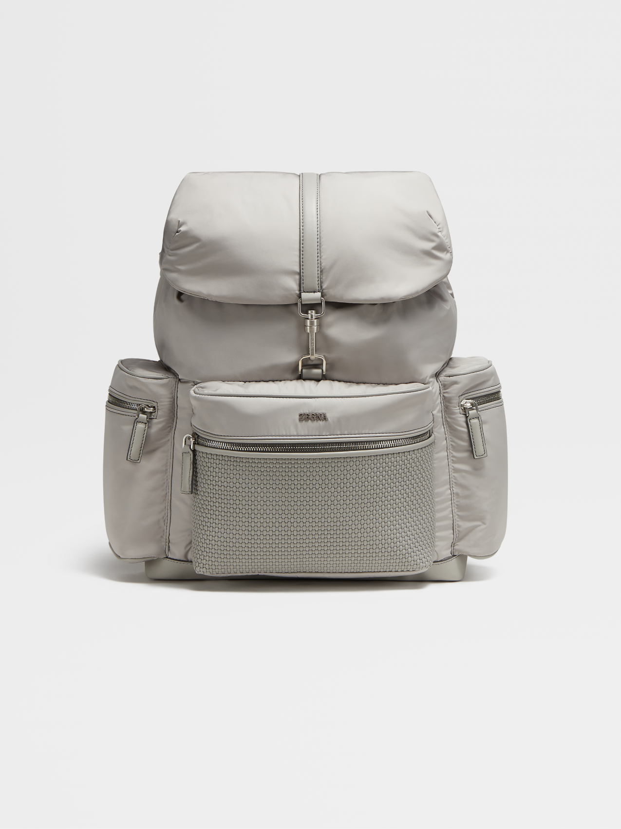 Grey Mélange PELLETESSUTA™ and Recycled Polyester Special Backpack